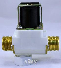 1/2 inch 12V DC VDC Solenoid Valve with Check Valve Filter ONE-YEAR WARRANTY