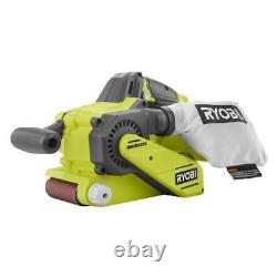 18-Volt ONE+ Cordless Brushless 3x18 in. Belt Sander Power Tool Only with Dust Bag