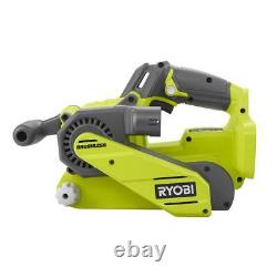 18-Volt ONE+ Cordless Brushless 3x18 in. Belt Sander Power Tool Only with Dust Bag