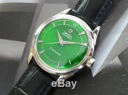 1947 Vintage Omega Automatic Seamaster Green Dial, 17 Jewels, One Year Warranty
