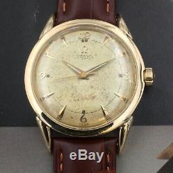 1950 Vintage Omega Bumper Automatic, Rose Gold S/S Serviced One Year Warranty