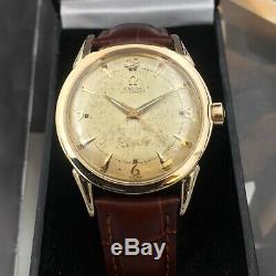 1950 Vintage Omega Bumper Automatic, Rose Gold S/S Serviced One Year Warranty