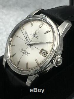 1956 Vintage Omega Automatic Seamaster, 20 Jewels, Serviced One Year Warranty