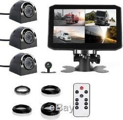 4 Channel 1080p Dash Cam for Cars, Trucks and RVs. With one year warranty