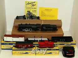 AC Gilbert American Flyer S Gauge Steam Freight Train Set with One Year warranty