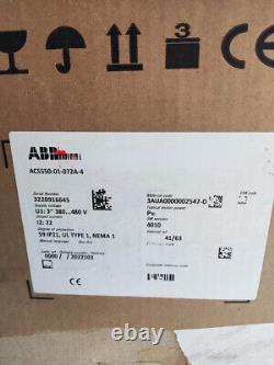 Abb Plc Acs550-01-072a-4 With One Year Warranty Fast Shipping 1pcs Nib