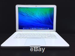 Apple MacBook 13 White Unibody Laptop Computer One Year Warranty 500GB! DVDR