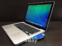 Apple Macbook Pro 13 Pre-Retina / UPGRADED HDD & RAM / One Year Warranty