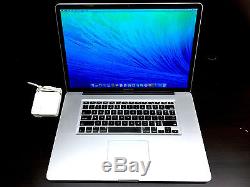Apple Macbook Pro 17 Pre-Retina OSX-2015 / ONE YEAR WARRANTY / 1TB SSD HYBRID