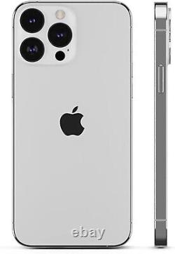 Apple iPhone 13 Pro MAX 128GB Silver color FULLY Unlocked one year warranty