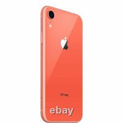 Apple iPhone XR 128GB Coral (AT&T) A1984 (CDMA + GSM) ONE YEAR WARRANTY