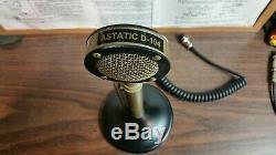 Astatic D -104 Power Microphone. Owner Refurbished. 4-pin One Year Warranty