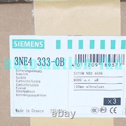 Brand New Siemens 3pcs 3NE4333-0B Fast Fuse 450A 800V One year warranty #AF
