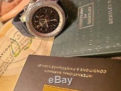 Breitling Bentley GMT Abo612 huge Wrist Watch for Men one year warranty
