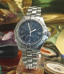 Breitling Colt Ocean A 64350 service One Year Warranty Box / Papers 550 meters