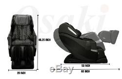 Brown Osaki OS-Pro 3D Honor S L-Track Massage Chair Recliner One Year Warranty