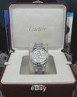 Cartier Pasha Automatic Date Watch Cal 191 2379 Exhibition One Year Warranty