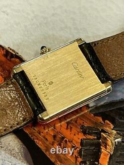 Cartier Tank Unisex Adult 18K Yellow Gold Watch 78086 ONE YEAR WARRANTY