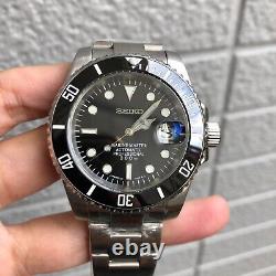 Diver watch Custom MOD Submarine? Black NH35A one year warranty