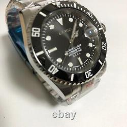 Diver watch Custom MOD Submarine? Black NH35A one year warranty