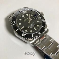 Diver watch Custom MOD Submarine? Black NH35A one year warranty