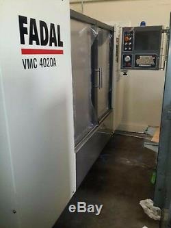 FADAL 4020A ONE YEAR WARRANTY on PARTS AND LABOR