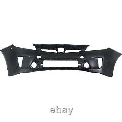 Front Bumper Cover For 12-15 Toyota Prius with fog lamp holes Primed CAPA