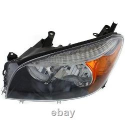 Front Headlights Headlamps L&R Pair Set for 06-08 Toyota Rav4 Rav-4 Sport Model