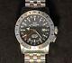 Glycine Airman 46 Gmt World Timer Ref#3820 One-year Warranty With Box & Papers