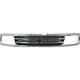 Grille For 1993-1998 Toyota T100 Chrome Shell With Black Insert Plastic