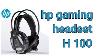 Hp H100 Gaming Headset With Mic With One Year Warranty