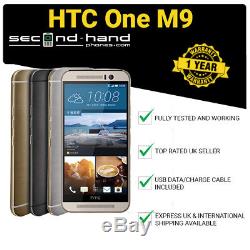 HTC One M9 32GB Unlocked 4G LTE Android Smartphone 1 Year Warranty