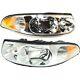 Headlight Set For 2000 Buick Lesabre Custom Model Left And Right With Bulb 2pc