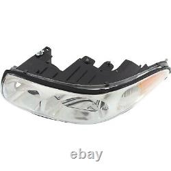 Headlight Set For 2000 Buick LeSabre Custom Model Left and Right With Bulb 2Pc
