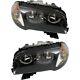 Headlight Set For 2004 2005 2006 Bmw X3 Left And Right With Bulb 2pc