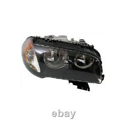 Headlight Set For 2004 2005 2006 BMW X3 Left and Right With Bulb 2Pc