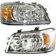 Headlight Set For 2004 2005 2006 Toyota Highlander Left And Right With Bulb 2pc
