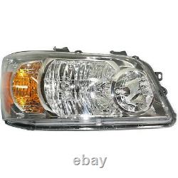 Headlight Set For 2004 2005 2006 Toyota Highlander Left and Right With Bulb 2Pc
