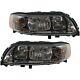 Headlight Set For 2004-2009 Volvo S60 Left And Right With Bulb 2pc