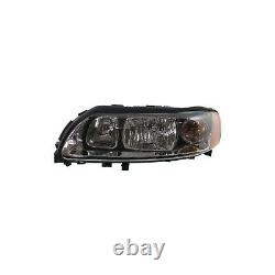 Headlight Set For 2004-2009 Volvo S60 Left and Right With Bulb 2Pc