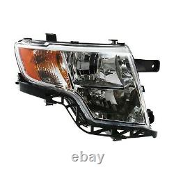 Headlight Set For 2007-2010 Ford Edge Left and Right With Bulb CAPA 2Pc
