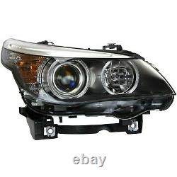 Headlight Set For 2008-2010 BMW 528i 535i Driver and Passenger Side with bulb