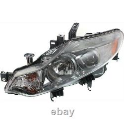 Headlight Set For 2009-2014 Nissan Murano Left and Right With Bulb Halogen
