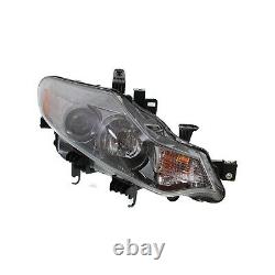 Headlight Set For 2009-2014 Nissan Murano Left and Right With Bulb Halogen