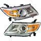 Headlight Set For 2011 2012 2013 Honda Odyssey Left And Right With Bulb 2pc