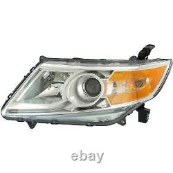 Headlight Set For 2011 2012 2013 Honda Odyssey Left and Right With Bulb 2Pc