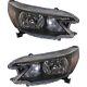 Headlight Set For 2012 2013 2014 Honda Cr-v Left And Right With Bulb 2pc