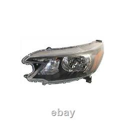 Headlight Set For 2012 2013 2014 Honda CR-V Left and Right With Bulb 2Pc
