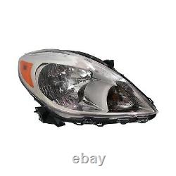 Headlight Set For 2012 2013 2014 Nissan Versa Left and Right With Bulb 2Pc