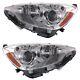 Headlight Set For 2012 2013 2014 Toyota Prius C Left And Right With Bulb 2pc